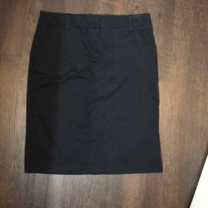 J. Crew black pencil skirt